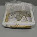 Kurt Adler Indoor 10 Light 8-Point Capiz Star Treetop with Arabesque Decoration