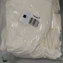 H.VERSAILTEX 100% Waterproof Bar Stool Cover Stretch Counter Stool Pub Chair Slipcover for Dining Room Removable Soft Thick Solid Fleece Fabric Bar Stool Slipcovers Set of 4, Ivory