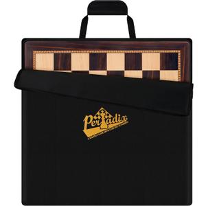 Peradix Wooden Chess Board Large 21.25" Professional Tournament Chessboards No Pieces, 2.2" Squares, Deluxe Chess Carrying Bag, Family Board Game for Kids and Adults, Gift Packages, Board Only, 21.25"/48cm, 2.2"/5.6cm - No Notation