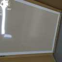 DOLLAR BOSS Double-Sided Bulletin Boards with Linen, 24"x18" Cork Board