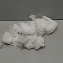 Clown Collar and Cuffs,Jester Neck Ruffle Lace Detachable Clown Costume Accessories Halloween (One Size, White)