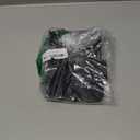 Meiliweser Silicone Faucet Mat for Kitchen Sink  Gen 3 10 Slope Splash Guard with Cuttable Hole  14 x 5.5 Drip Catcher & Sponge Holder for Kitchen, Bathroom (Black)