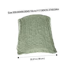 Festive Pleated Table Runner for Dining Table Decor Style Cover for Weddings Parties and Home Decoration Light Green