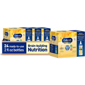 Enfamil NeuroPro Ready-to-Use Baby Formula, Ready to Feed, Brain and Immune Support with DHA, Iron and Prebiotics, Non-GMO, 2 Fl Oz Nursette Bottles (6 count) (Pack of 4), Total 24 bottles (EXP 07/01/26)