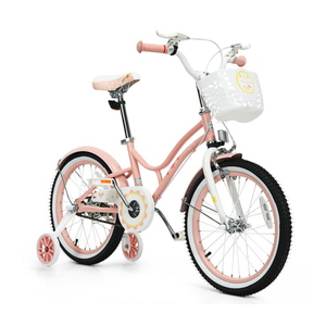 18 Inch Kids Adjustable Bike with Training Wheels