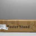 WHAUU Display Stand Sign Holder,Heavy Duty Adjustable Pedestal Sign Stand Up to 75 inch,Double-Sided for Board & Foam Sign,Sign Stand with Base,Fit Wedding,Restaurant or Business(Poster not Included)