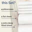 Extra Deep Queen Sheet Set - 6 Piece Breathable and Cooling Sheets - Hotel Luxury Bedding for Women, Men, Kids & Teens - Easy & Secure Fit - Soft and Wrinkle Free - Extra Deep Pockets - Antique White