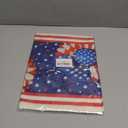 4th of July Decorations - USA Stars Floral Table Runner | Patriotic Decorations for Fourth of July - 250th Anniversary Decor Accessories Party Supplies Favors Indoor Outdoor Home