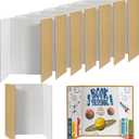 8 PCS Trifold Poster Board- Large 40" x 28" Tri Fold Display Board Hard & Thick White Presentation Cardboard for Science Fair, School Projects, and Business Presentations Supply