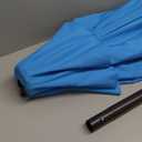 Blissun 9 ft Solar Umbrella, 32 LED Lighted Patio Umbrella, Table Market Umbrella, Outdoor Umbrella for Garden, Deck, Backyard, Pool and Beach (Light Blue)