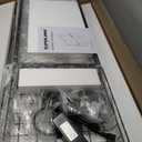 SUPERJARE Large Bakers Rack with Power Outlets, 39.6 Inches Microwave Stand Coffee Bar with 6-Tier Storage, 12 S-Shaped Hooks, Kitchen Shelf with Wire Basket, Rustic Brown, Size: 39.4inch