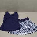 Talisea Womens Tankini Bathing Suits with Skirt Two Piece Tummy Control Swimsuits Ladies Swimwear, XS
