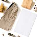 GSSUSA 16x6x12 100Pcs White Gift Bags with Handles,Paper Gift Bags?White Large Paper Bag with Handles, 100% Recyclable Shopping Kraft Paper Bags for Small Business, Party Favor