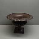 Esschert Design XH70 Cast Iron French Urn Planter, Large, Antique Brown