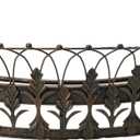Metal Curtain Crown (Rust)