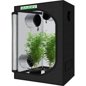 zazzy Tent for Plants Indoor, 48"x24"x60" Grow Tents Plant Tent 600D Mylar Reflective Grow Tent for Hydroponics Indoor Growing 4x2