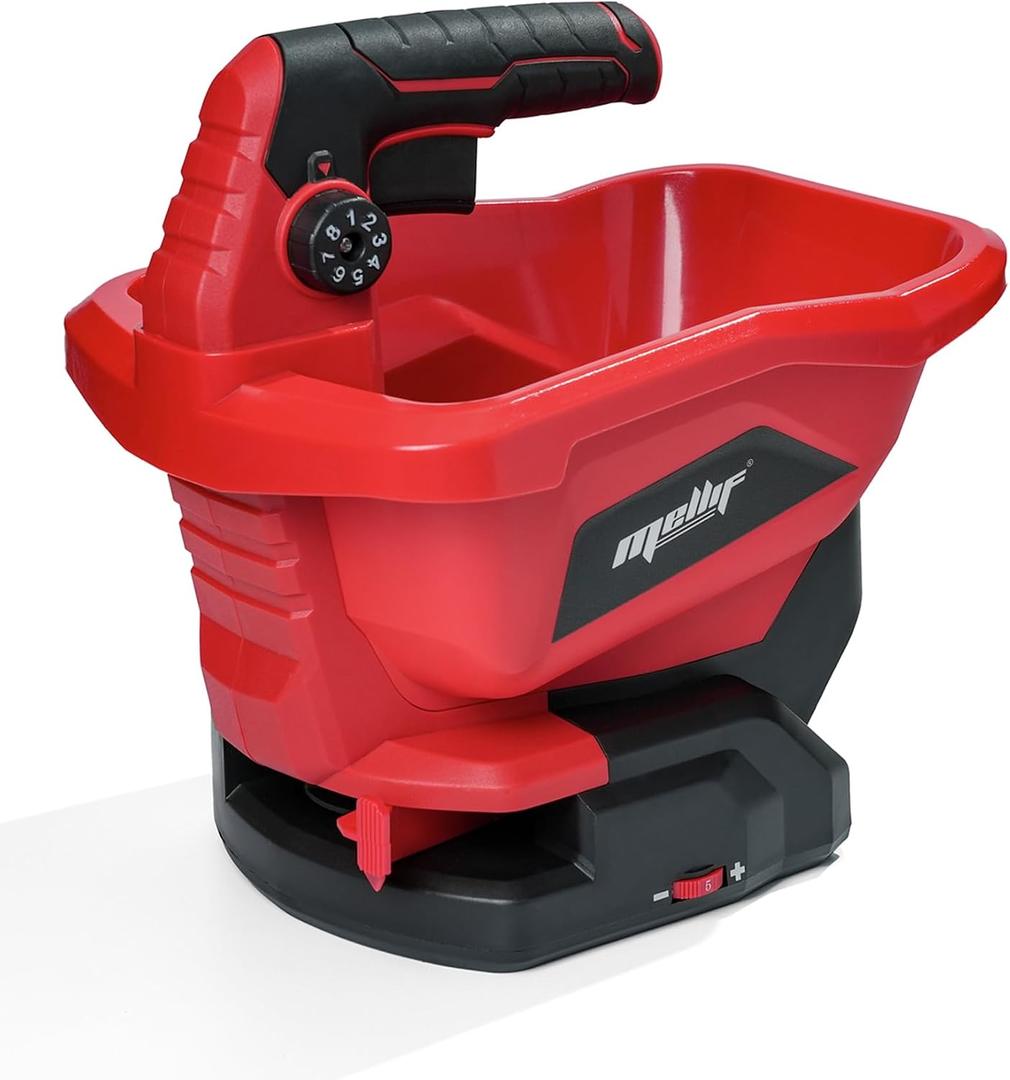 Cordless Handheld Seed Spreader Compatible with Milwaukee 18V Battery | Tool Only, 3.3L Lawn Spreader, Electric Spreaders for Year-Round, 6 Adjustable Speeds, Covers Up to 8,600 sq. ft.