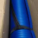 Amazon Basics 1/2 Inch Extra Thick Exercise Yoga Mat with Carrying Strap, Cushioned Support, for Fitness and Gym Workouts (Blue)