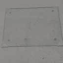 Seelenruhe Tempered Glass Cutting Board for Kitchen Counter, 12x16 inch Clear Cutting Board for Countertop, Non-Slip, Heat-Resistant, Easy to Clean, Kitchen Decoration