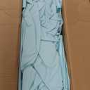 HeySplash Foldable Pool, Non-Inflatable Swimming Pool with Rigid Puncture-Proof Hard Composite Board, Kiddie Pool Outdoor Pool, Adults & Kids Pool for Backyard Garden Dog Pool 114"70"19", Ice Blue