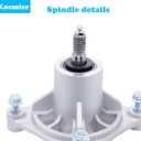 Lawn Mower Spindle Assembly,Height5-7/8''(150mm), Replace AYP 174356 174358 Husqvarna z246 532174356 587125201 532174358 GTH2548 GT2248 GTH2248 YTH1848XP YTH2448 YTH2748