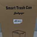 Cornermeet Smart Sensing Trash Can - 15L Ultra-Thin Motion Sensor Automatic Lid, Light and Beautiful for Commercial, Office, Bedroom, Bathroom, Kitchen Use - White