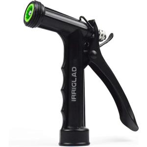 Hose Nozzle 4 Pack, Full Size Pistol Grip Water Nozzle Sprayer with Threaded Front, High Pressure Nozzle, Adjustable Spray Water Flow for Watering Plants, Showering Pet, Washing Car, Cleaning