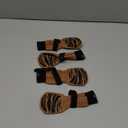 DOK TigerToes Premium Non-Slip Dog Socks for Hardwood Floors - Extra-Thick Grip That Works Even When Twisted - Prevents Licking, Slipping, and Great for Dog Paw Protection (Cool Caramel, Large)