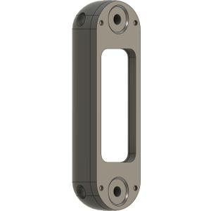 Angled Doorbell Wedge Mount Bracket compatible with Arlo 2K Video Doorbell AVD4001 (2nd Generation) (White, 70-Degree)
