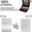 2 x ALKB Rustic Bar Sign Men No Shirt Sign No Service Man Cave Sign Retro Metal Bar Pub Decor 8x12 Inch