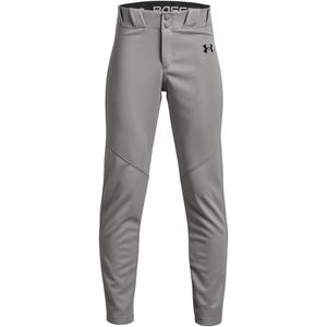 Under Armour Boys' Utility Baseball Pant (Medium, (080) Baseball Gray / / Black)