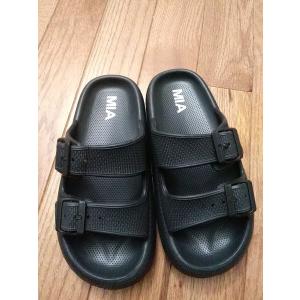 Mia Calix Flip Flops Black 6
