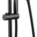 Moen Showering Matte Black Eco-Performance 5-Function Handheld Shower with 30-Inch Slide Bar and 69-Inch Hose, 3558EPBL