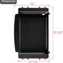 Replacement 7658 Parts for Weber Grill Griddle Spirit 200 300 Spirit II E-210 E-310 Series Genesis Silver B C 1000-5000 Grill Grate Accessories Weber Cast Iron Griddle Plate 1 Pack 7597 7598