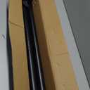 Tension Curtain Rod, 51-86 Inch, Spring Shower Tension Curtain Rod, Closet Rod, for Windows or Shower, Easy to Install, No Drilling, No Rust, for Bathroom, Rod Diameter 1.26 Inches, Black, Umimile