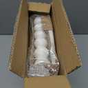 Round Side Table, Small Drink Table for Small Spaces, Modern Accent End Table Nightstand with Solid Wood Leg for Living Room, Bedroom, Corners, and Office (White)