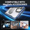 RAPTIC Shield 2.0 for iPhone 16 Pro, Military Grade 13ft Drop Tested, Anti-Fingerprint Anti-Yellowing Clear Case, 6.3 inch, Blue
