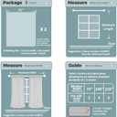 BGment Beige Blackout Curtains for Living Room, Long Room Darkening Curtains for Bedroom 95 Inch Length 2 Panels Set, Thermal Insulated Soundproof Energy Saving Rod Pocket Curtains, 52 Inch Wide