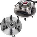 Autoround 515079 Front Wheel Bearing and Hub Assembly Fit for Ford F-150 4WD 2005-2008, F-150 Heritage 2004, Lobo 2005-2008, Lincoln Mark LT 2006-2008, 6 Lugs w/ABS, Set of 2