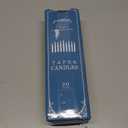 20 Pack Ivory Taper Candles 12 Inch Tall 3/4 Inch Thick Burn 10 Hours