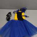 5 PCS Halloween Costume for Kids Girls,Goggles/Beanie/Tutu Skirt/Suspenders/Gloves Halloween Costume Accessories