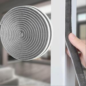 66 Feet Brush Weather Stripping,0.9 in Brush x 0.35 in Backing,Door Brush Seal Strip,Door Soundproofing Strip,Window Noise Blocker,Self Adhesive Draft Blocker,Dust Stopper Winter,Grey (Gray)