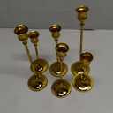 Candlestick Holders, Taper Candle Holder for Candlesticks Gold Brass Vintage Candle Stick Candle Holders Candelabra Candle Holder for Fireplace Party Dining Home (2sets)