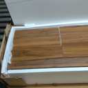 Fluted Console Table, Wooden Sofa Table with Storage and Drawers, Behind Couch Table Modern Entryway Table for Entrance, Hallway, Living Room, Brown