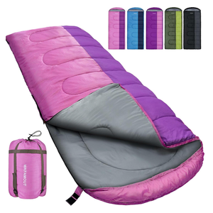 XL 10 Degree Sleeping Bags Waterproof for Adults 350GSM Machine Washable with Compression Sack for 3-4 Season Camping Outdoor