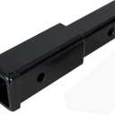 7 Inch Hitch Extension for 2 Inch Hitch Receiver, Black Power Coated 4000lb-GTW, 350lb-TW