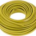 Motoforti Universal Car Weatherstrip Weather Stripping Edge Trim Seal Strip Self Adhesive Weather Seal Strip for Car Door, 66Ft, U-Shape, PVC Steel, Yellow