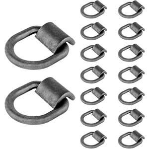 Saluinoki 16 Pack 3/4 D Ring Weldable Heavy Duty Trailer Weld On D - Rings Tie Down 3/4 for Trailers Breaking Load 26500 lbs