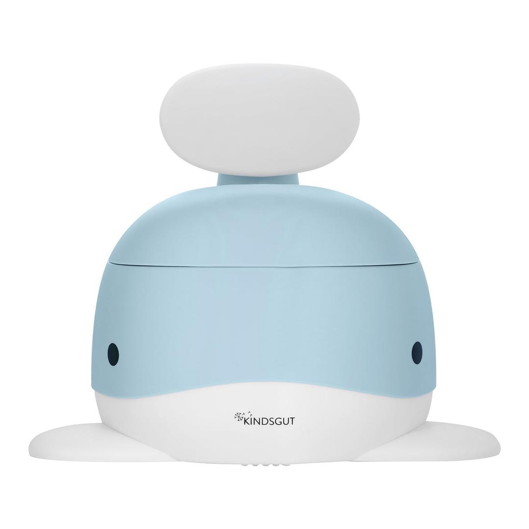 Kindsgut Whale Potty Training Toilet  Ergonomic Toddler Potty for Boys & Girls, Designed in Germany, Non-Slip & Easy Clean, Light Blue