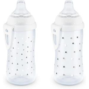NUK Active Sippy Cup, 10 oz, 2 Pack, 12+ Months, Timeless Collection,  Exclusive